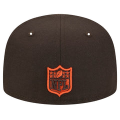 Cleveland Browns New Era Main 59FIFTY Fitted Hat - Brown on sale