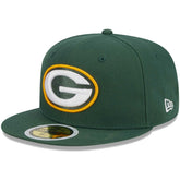 Green Bay Packers New Era Youth Main 59FIFTY Fitted Hat - Green on sale
