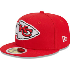 Kansas City Chiefs New Era Youth Main 59FIFTY Fitted Hat - Red cheap