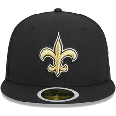 New Orleans Saints New Era Youth Main 59FIFTY Fitted Hat - Black cheap