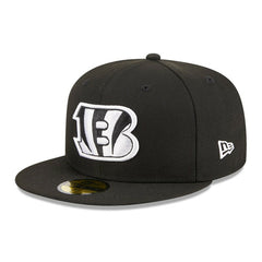 Cincinnati Bengals New Era Main Patch 59FIFTY Fitted Hat - Black sale