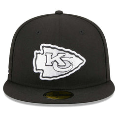 Kansas City Chiefs New Era Main Patch 59FIFTY Fitted Hat - Black sale