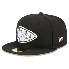 Kansas City Chiefs New Era Main Patch 59FIFTY Fitted Hat - Black sale