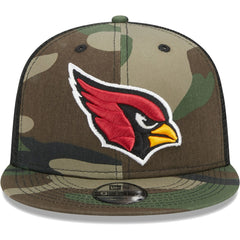 Arizona Cardinals New Era Youth Main Trucker 9FIFTY Snapback Hat - Camo sale