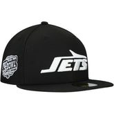 New York Jets New Era Main Patch 59FIFTY Fitted Hat - Black outlet