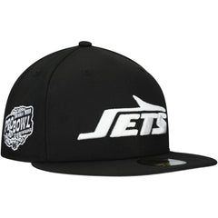 New York Jets New Era Main Patch 59FIFTY Fitted Hat - Black outlet