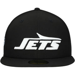 New York Jets New Era Main Patch 59FIFTY Fitted Hat - Black outlet