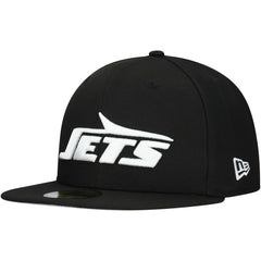 New York Jets New Era Main Patch 59FIFTY Fitted Hat - Black outlet