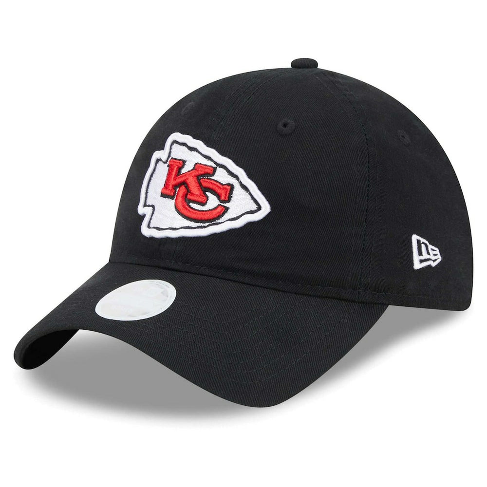 Kansas City Chiefs New Era Women's Main Core Classic 2.0 9TWENTY Adjustable Hat - Black discount