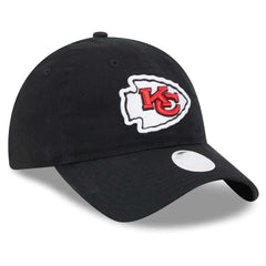 Kansas City Chiefs New Era Women's Main Core Classic 2.0 9TWENTY Adjustable Hat - Black discount