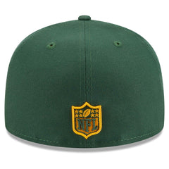 Green Bay Packers New Era Main Patch 59FIFTY Fitted Hat - Green sale