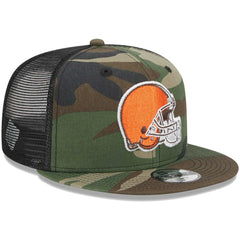 Cleveland Browns New Era Youth Main Trucker 9FIFTY Snapback Hat - Camo online