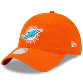 Miami Dolphins New Era Women's Main Core Classic 2.0 9TWENTY Adjustable Hat - Orange online