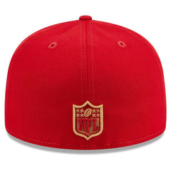 San Francisco 49ers New Era Main Patch 59FIFTY Fitted Hat - Scarlet on sale