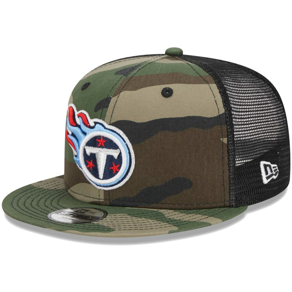 Tennessee Titans New Era Youth Main Trucker 9FIFTY Snapback Hat - Camo cheap