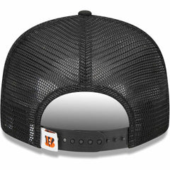 Cincinnati Bengals New Era Youth Main Trucker 9FIFTY Snapback Hat - Black for sale