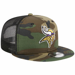 Minnesota Vikings New Era Main Trucker 9FIFTY Snapback Hat - Camo online