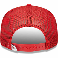 Kansas City Chiefs New Era Youth Main Trucker 9FIFTY Snapback Hat - Red for sale