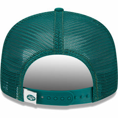 New York Jets New Era Youth Main Trucker 9FIFTY Snapback Hat - Green for sale