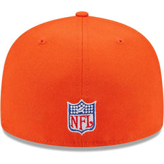Chicago Bears New Era Throwback Main 59FIFTY Fitted Hat - Orange discount