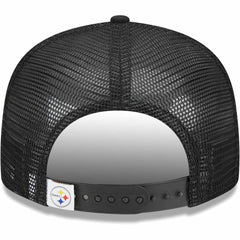 Pittsburgh Steelers New Era Youth Main Trucker 9FIFTY Snapback Hat - Black online