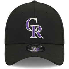 Colorado Rockies Logo 39THIRTY Flex Hat Black