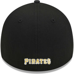 Pittsburgh Pirates Logo 39THIRTY Flex Hat Black