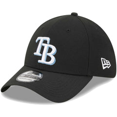 Tampa Bay Rays Logo 39THIRTY Flex Hat Black