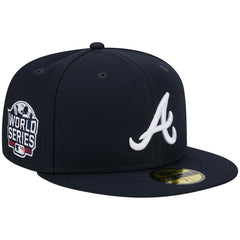 Atlanta Braves 2021 World Series Team Color 59FIFTY Fitted Hat Navy