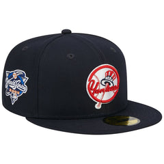 New York Yankees Primary Logo 2000 World Series Team Color 59FIFTY Fitted Hat Navy