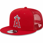 Los Angeles Angels Team Color Trucker 9FIFTY Snapback Hat Red