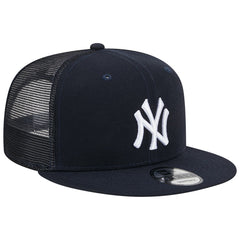 New York Yankees Team Color Trucker 9FIFTY Snapback Hat Navy