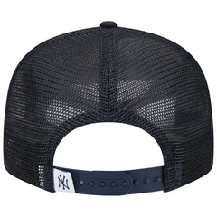 New York Yankees Team Color Trucker 9FIFTY Snapback Hat Navy