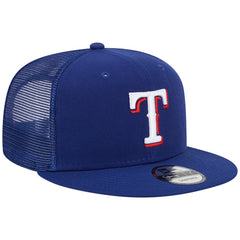 Texas Rangers Team Color Trucker 9FIFTY Snapback Hat Royal