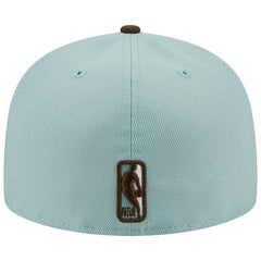 Philadelphia 76ers Two-Tone 59FIFTY Fitted Hat - Light Blue/Brown shop