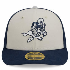 Dallas Cowboys New Era 2023 Sideline Historic Low Profile 59FIFTY Fitted Hat - Cream/Navy discount