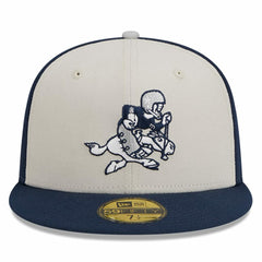Dallas Cowboys New Era 2023 Sideline Historic 59FIFTY Fitted Hat - Cream/Navy discount