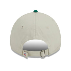 New York Jets New Era 2023 Sideline Historic 9TWENTY Adjustable Hat - Cream/Green outlet