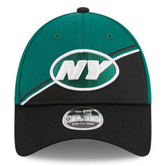 New York Jets New Era 2023 Sideline 9FORTY Adjustable Hat - Green/Black on sale