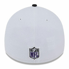 Baltimore Ravens New Era 2023 Sideline 39THIRTY Flex Hat - White/Black cheap
