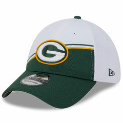 Green Bay Packers New Era 2023 Sideline 39THIRTY Flex Hat - White/Green on sale