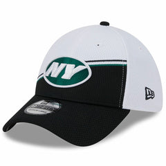 New York Jets New Era 2023 Sideline 39THIRTY Flex Hat - White/Black sale