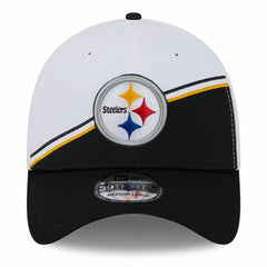 Pittsburgh Steelers New Era 2023 Sideline 39THIRTY Flex Hat - White/Black outlet