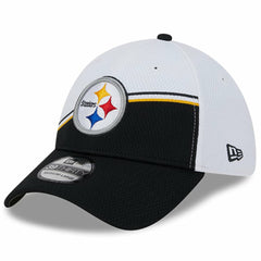 Pittsburgh Steelers New Era 2023 Sideline 39THIRTY Flex Hat - White/Black outlet