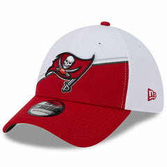 Tampa Bay Buccaneers New Era 2023 Sideline 39THIRTY Flex Hat - White/Red cheap