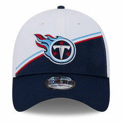 Tennessee Titans New Era 2023 Sideline 39THIRTY Flex Hat - White/Navy on sale