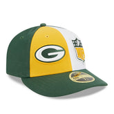Green Bay Packers New Era 2023 Sideline Low Profile 59FIFTY Fitted Hat - Yellow/Green outlet
