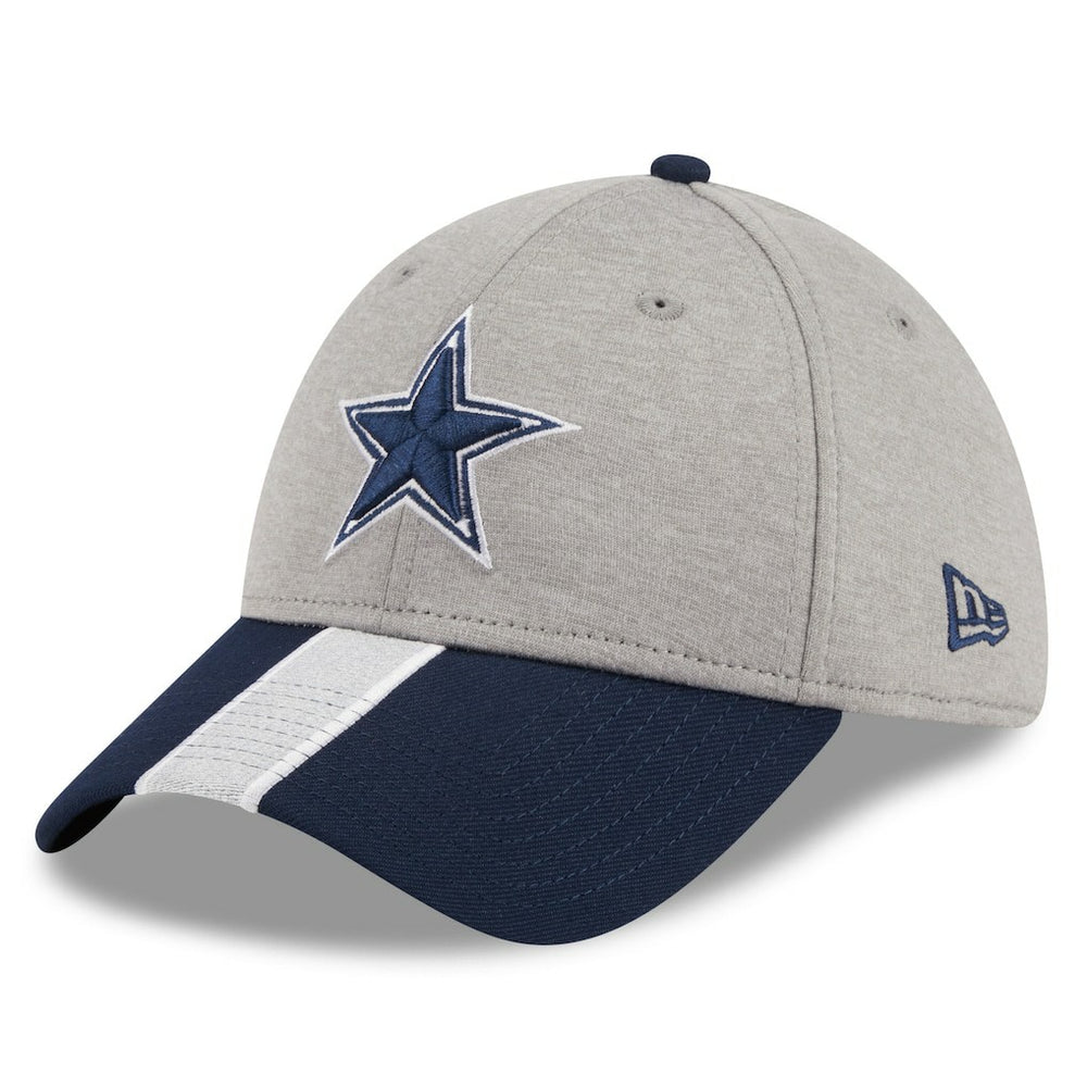 Dallas Cowboys New Era Stripe 39THIRTY Flex Hat - Heather Silver outlet