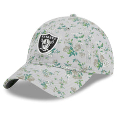 Las Vegas Raiders New Era Girls Youth Bouquet 9TWENTY Adjustable Hat - Gray on sale