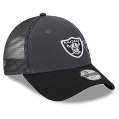 Las Vegas Raiders New Era Preschool Reflect 9FORTY Adjustable Hat - Graphite/Black outlet